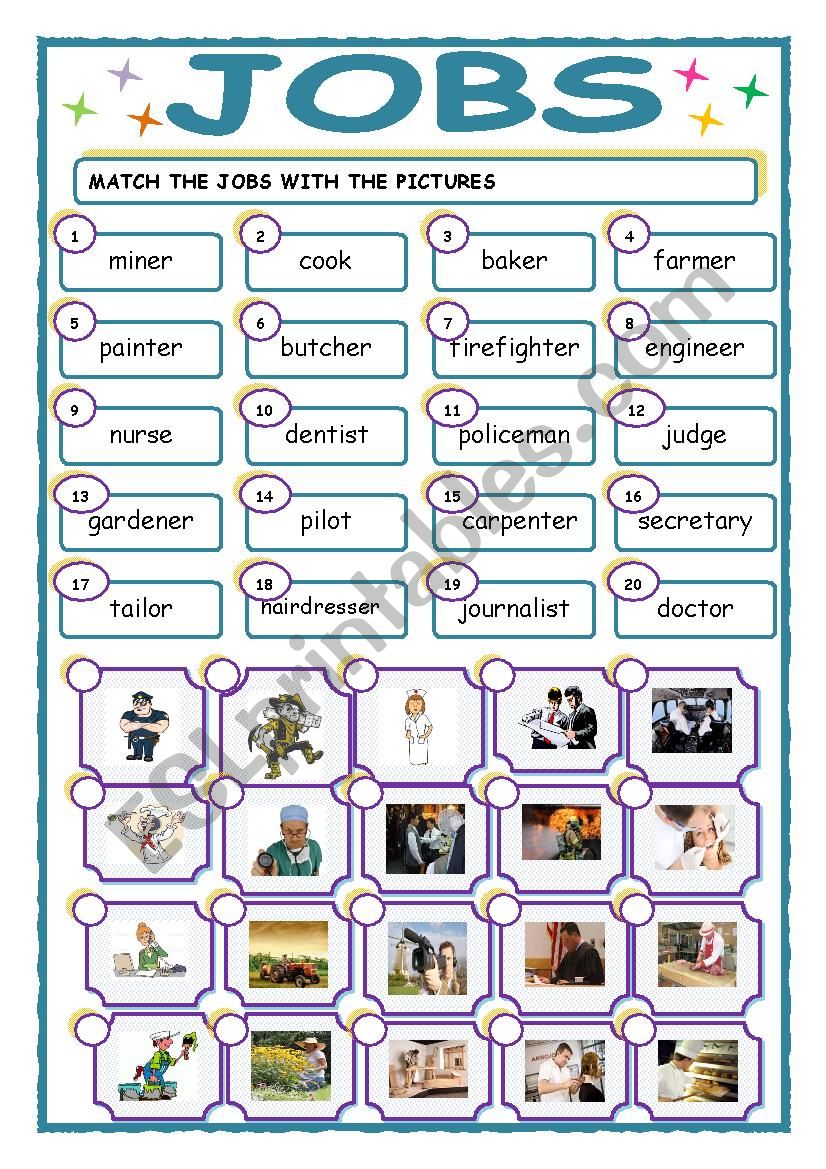 JOBS worksheet