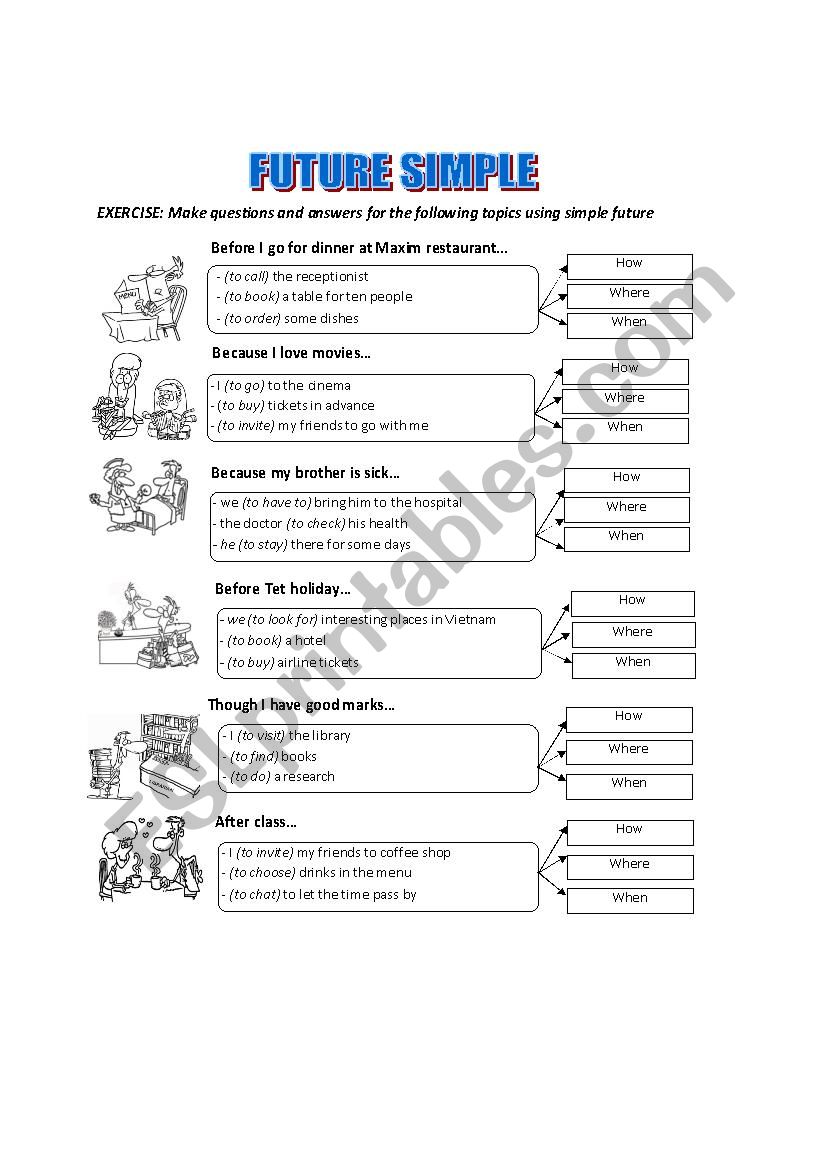 Simple Future worksheet