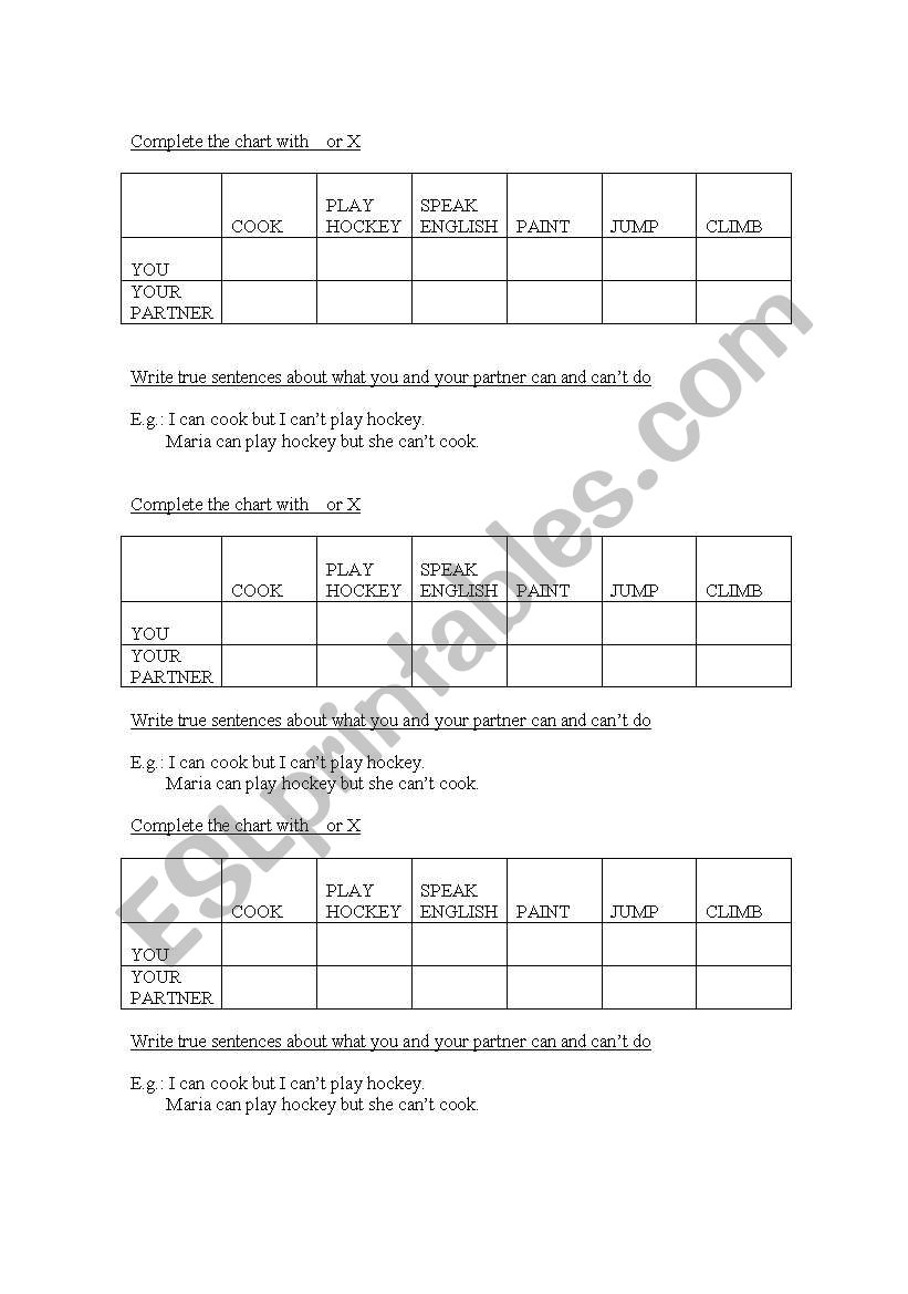 can and cant chart worksheet