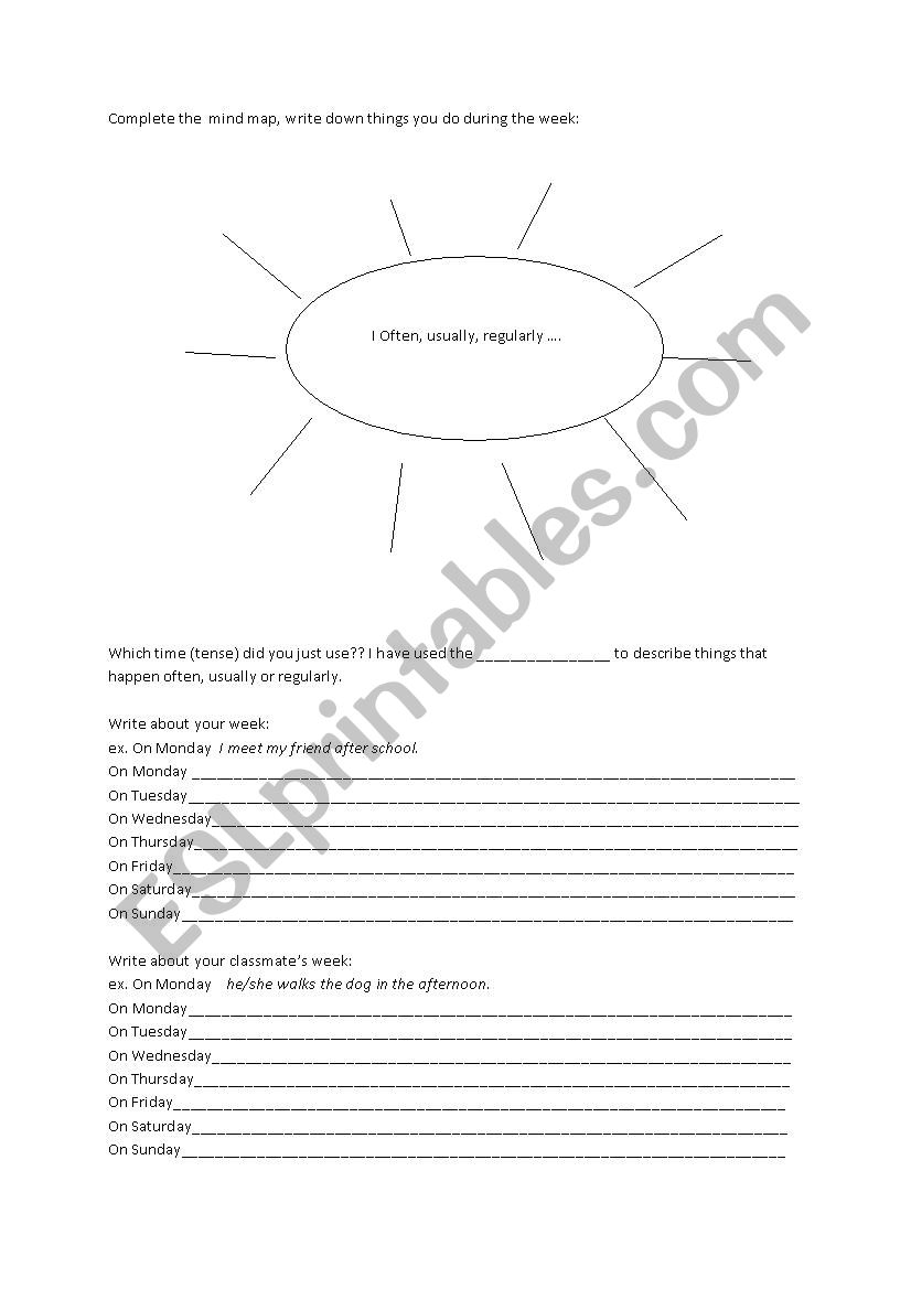 worksheet present simple  worksheet