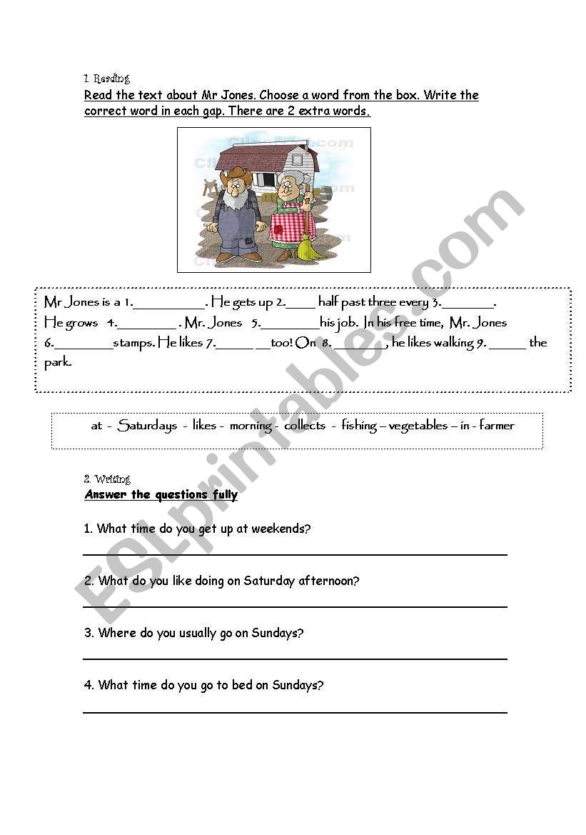 Present Simple worksheet