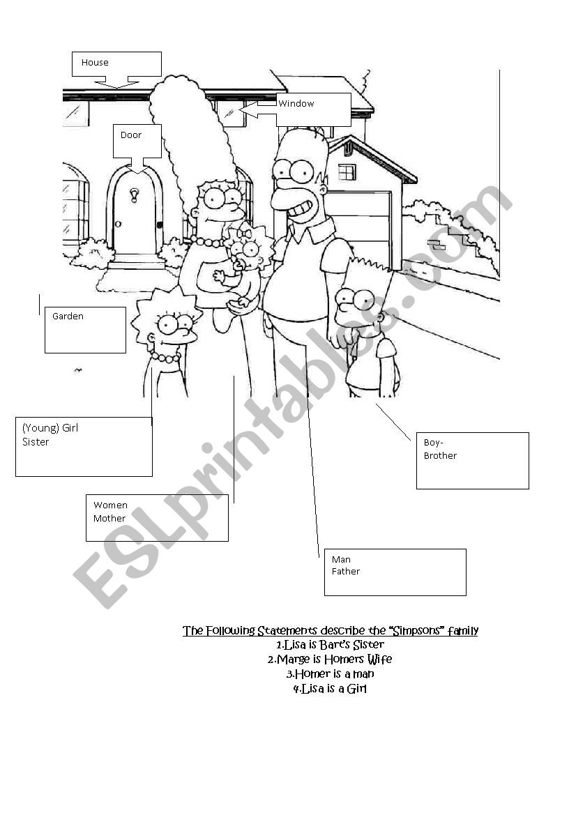 The Family  worksheet