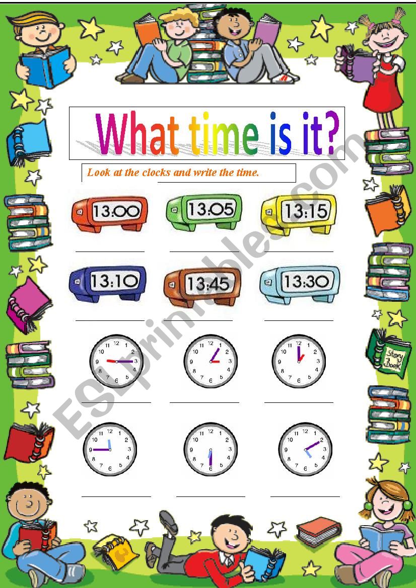 Time worksheet