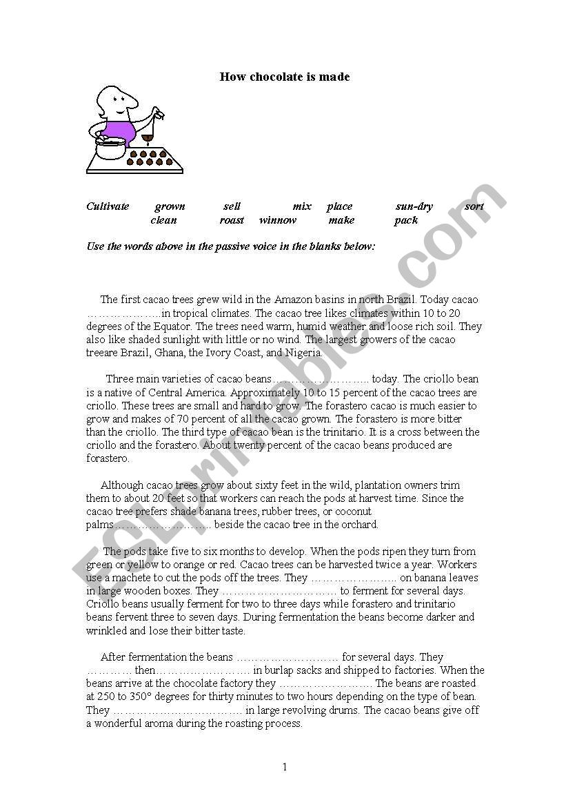 teaching process writing worksheet