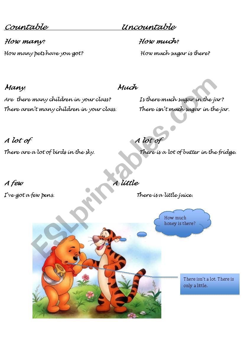 Quantifiers  worksheet