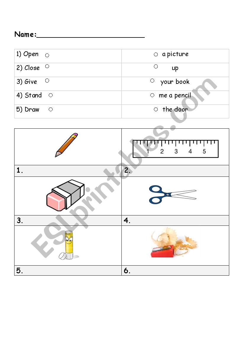 Classroom Actions, Items, This, That