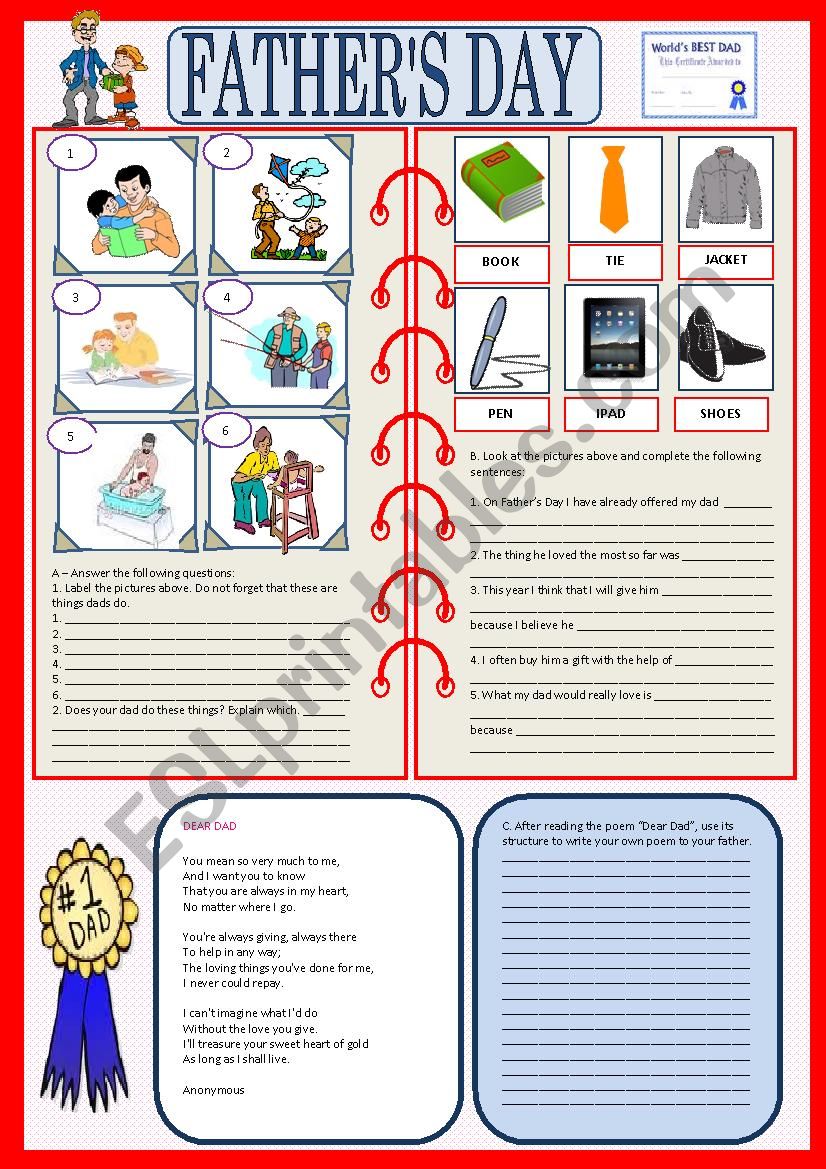 father-s-day-esl-worksheet-by-mar-lia-gomes