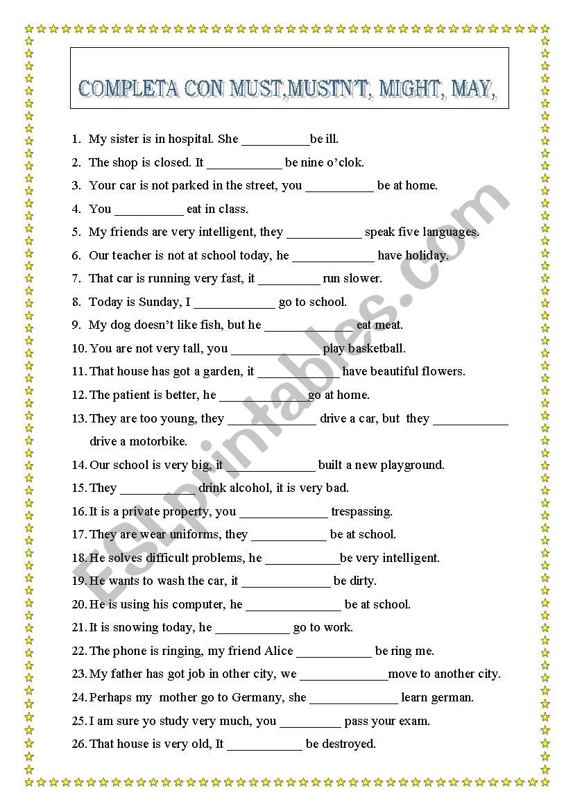 complete-with-must-mustn-t-may-might-can-can-t-esl-worksheet-by-neusrosa