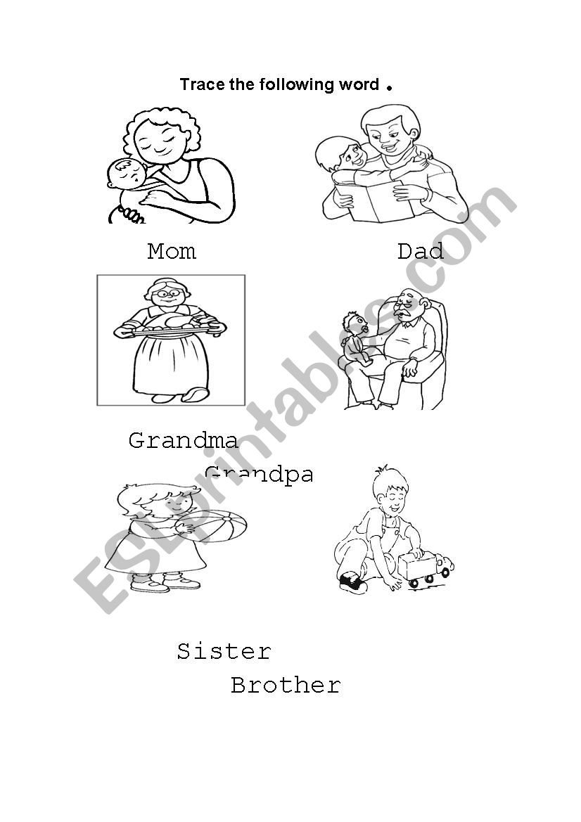 Family worksheet