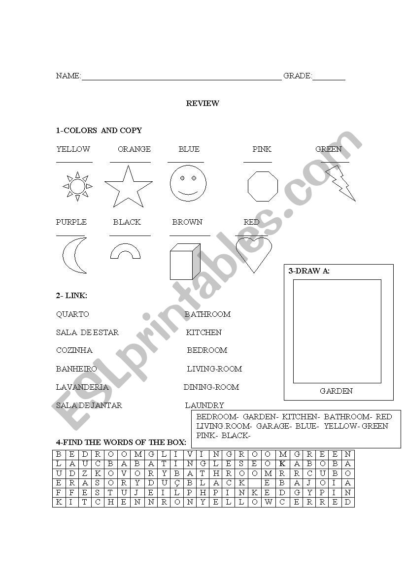 PRINTABLE worksheet