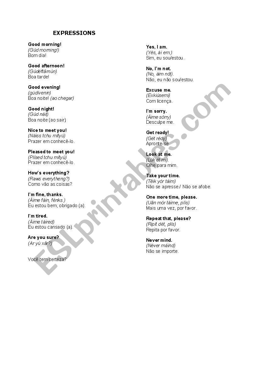 english-worksheets-idiomatic-expressions