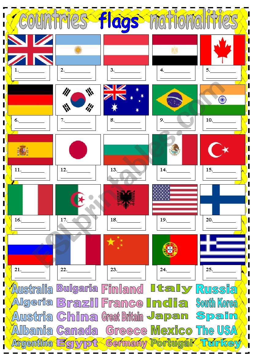 countries-flags-nationalities-esl-worksheet-by-liliaamalia