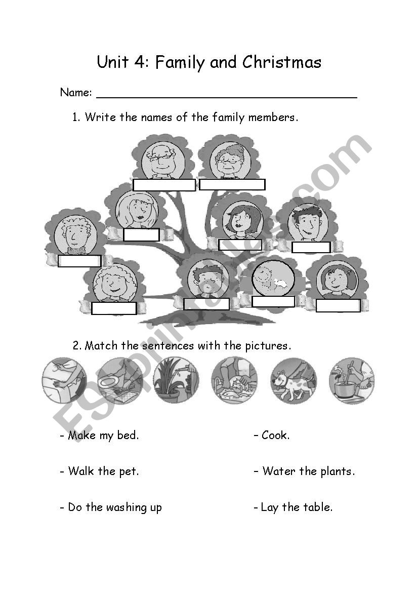 Science exam worksheet