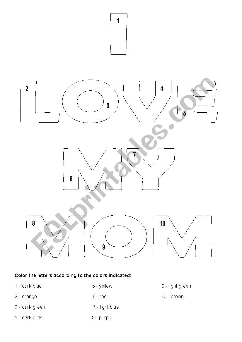 Mother´s Day - ESL worksheet by Anniesa