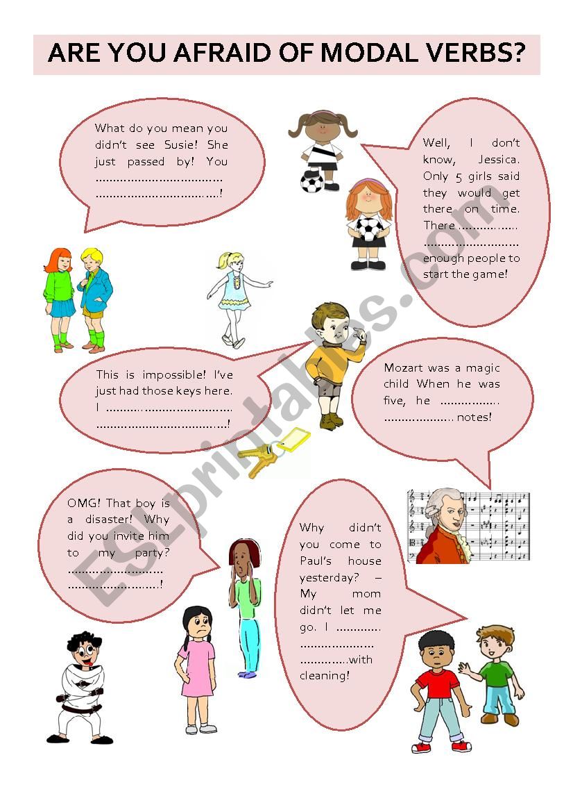 Modal Verbs Of Deduction And Speculation practice ESL Worksheet By 