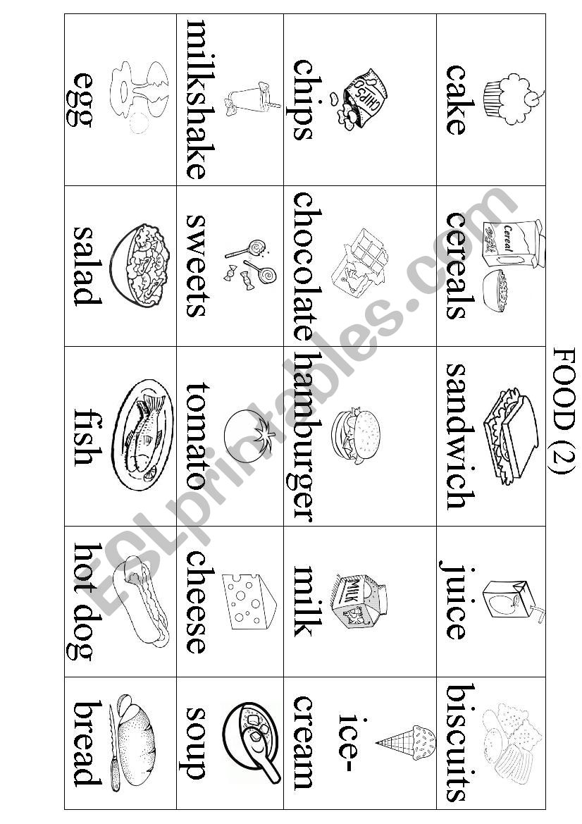 food esl worksheet by lady tragedy