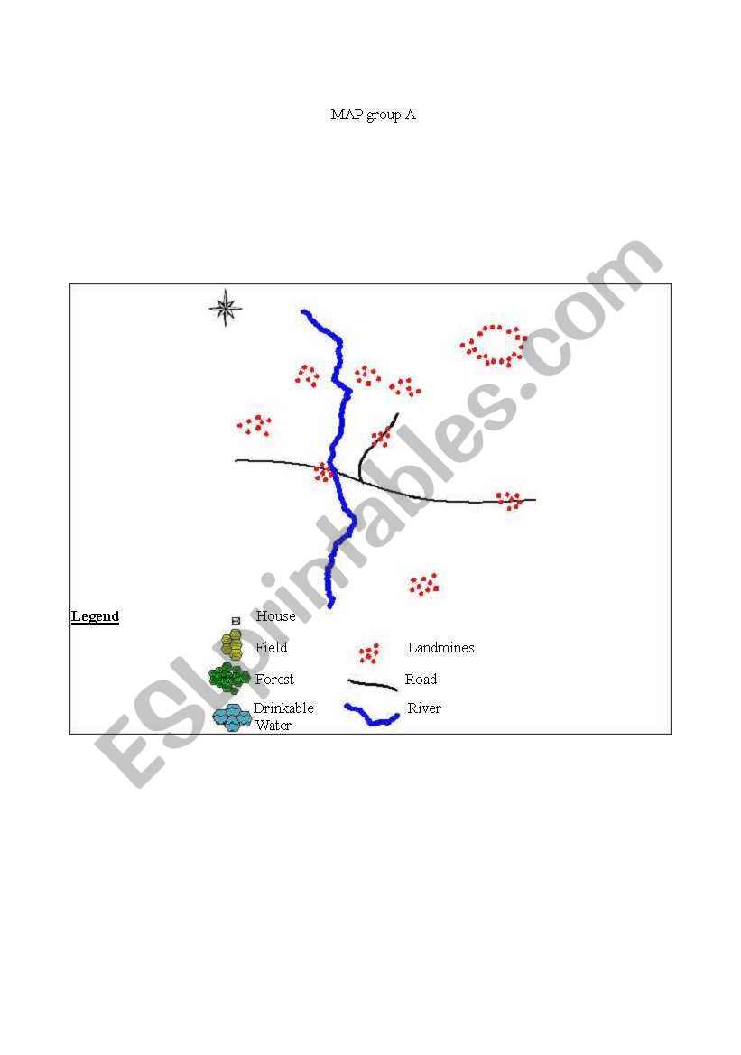 Complete the map worksheet