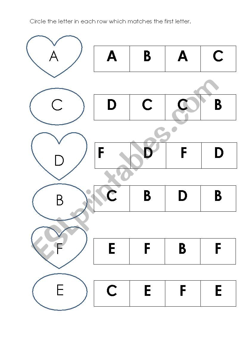 Alphabet Practice worksheet