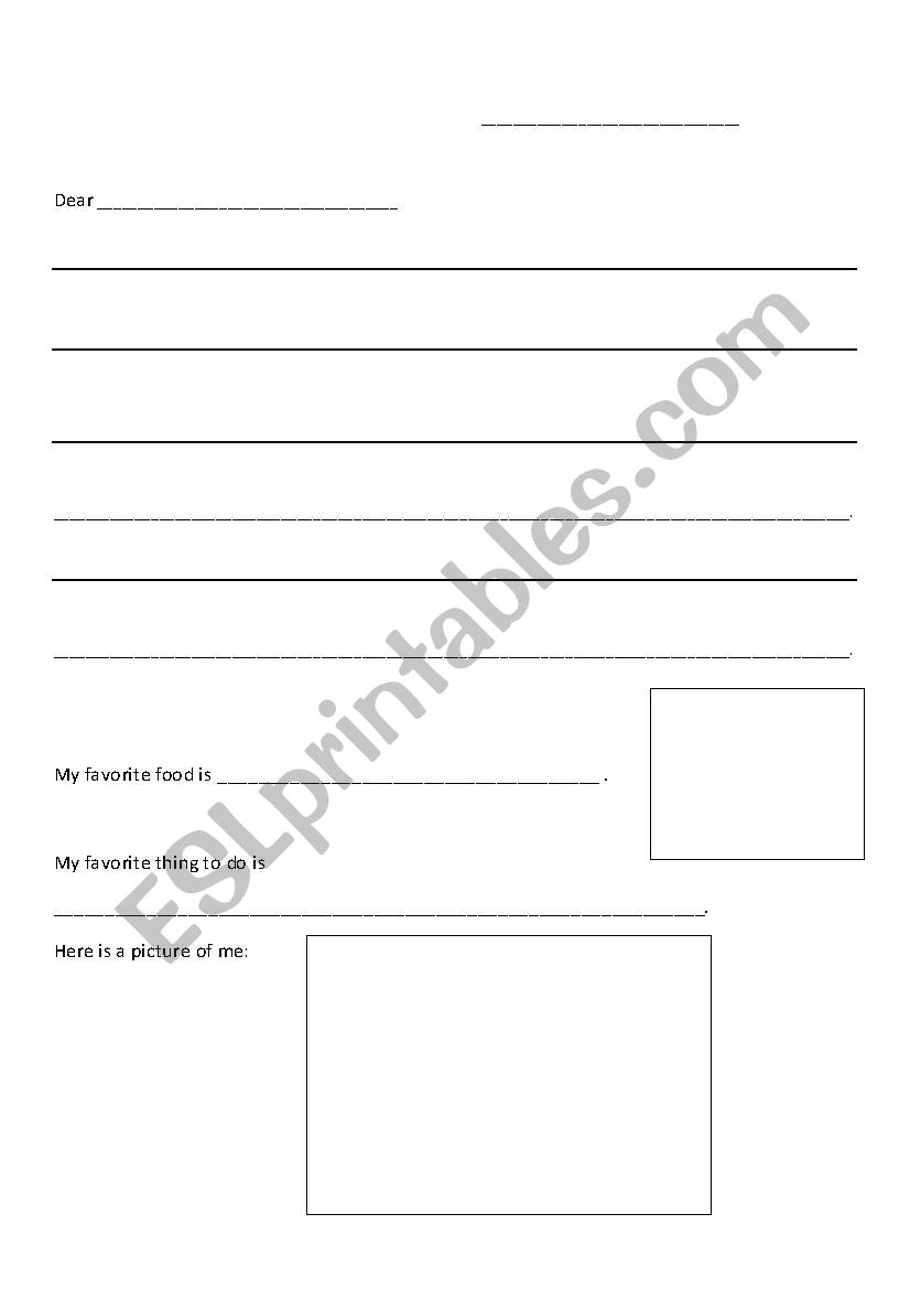 pen pals korean esl worksheet by jackyteacher13