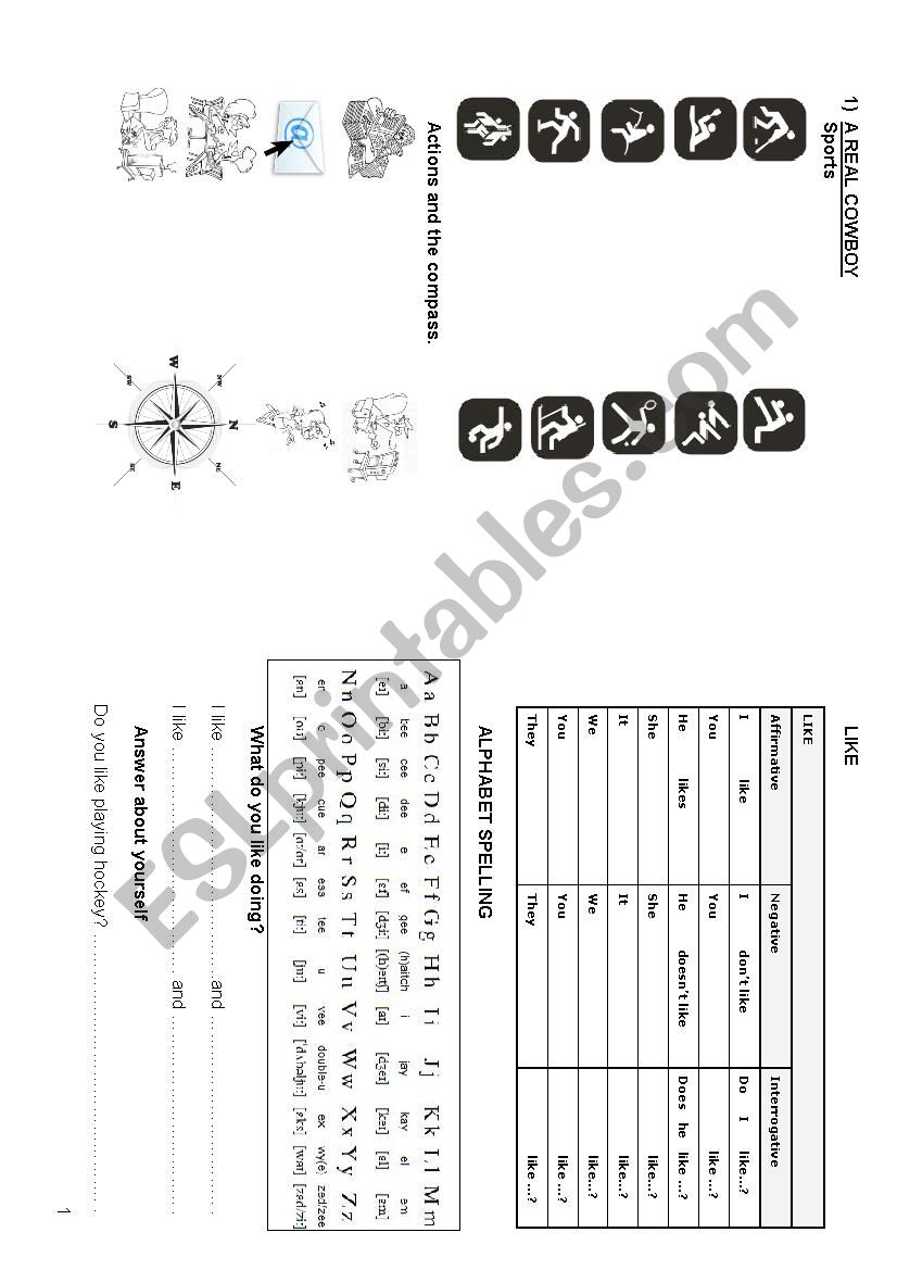 surprise minibook 4  page 1 worksheet