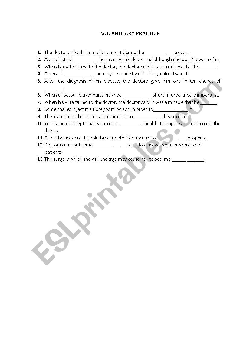 vocabulary study 2 worksheet