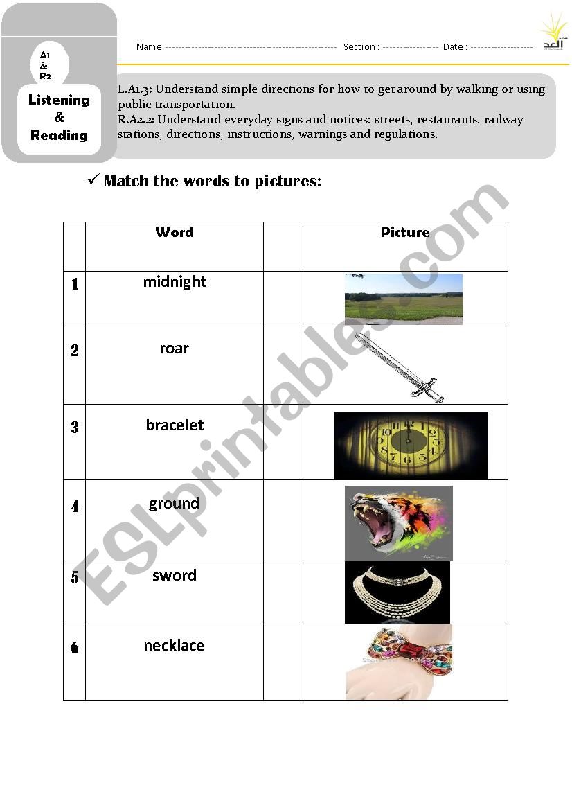 Vocabulary about Leisure time or museum