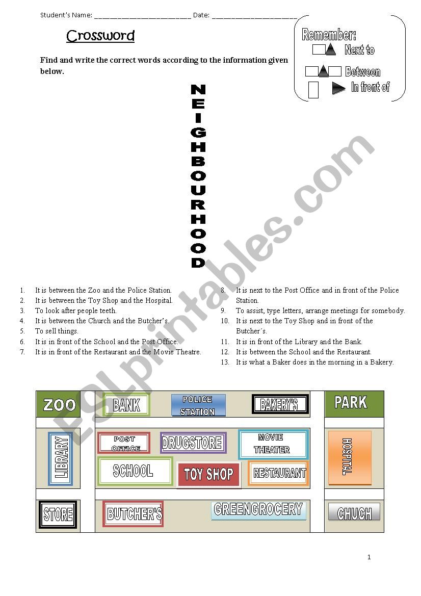 Music worksheet