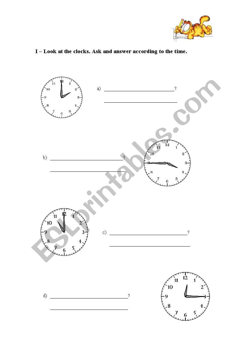 Hours worksheet