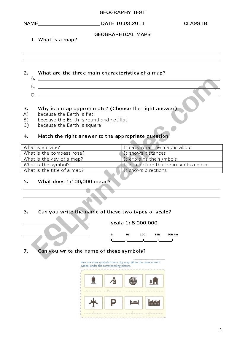 geography_testabout maps worksheet