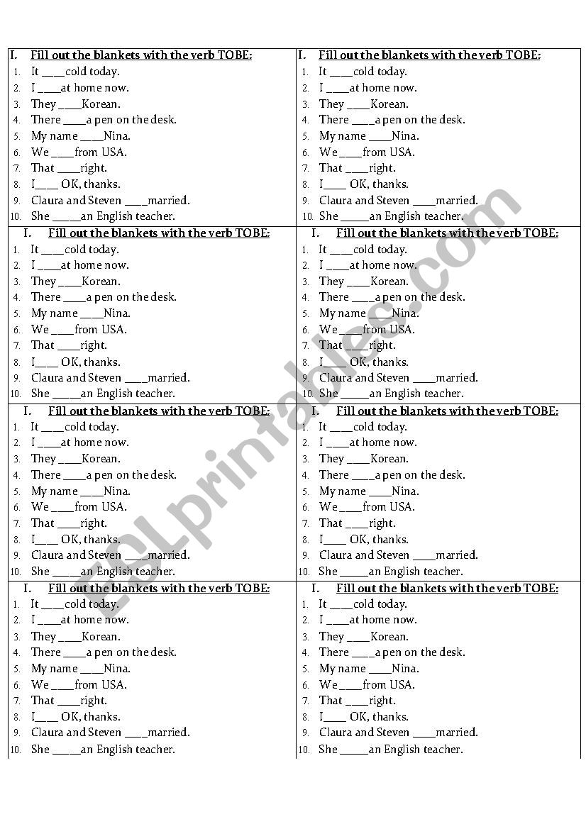 exercise-hand-out-for-verb-tobe-in-present-esl-worksheet-by