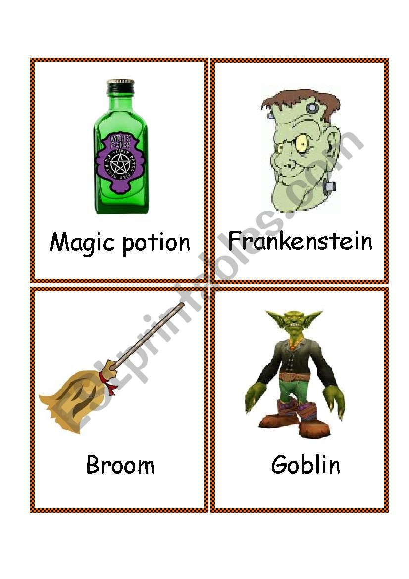 Goblin Potion Halloween Printables and Straw Toppers - Clean and