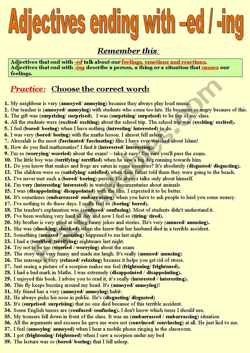 adjectives-ending-with-ed-ing-the-rule-of-usage-practice-esl