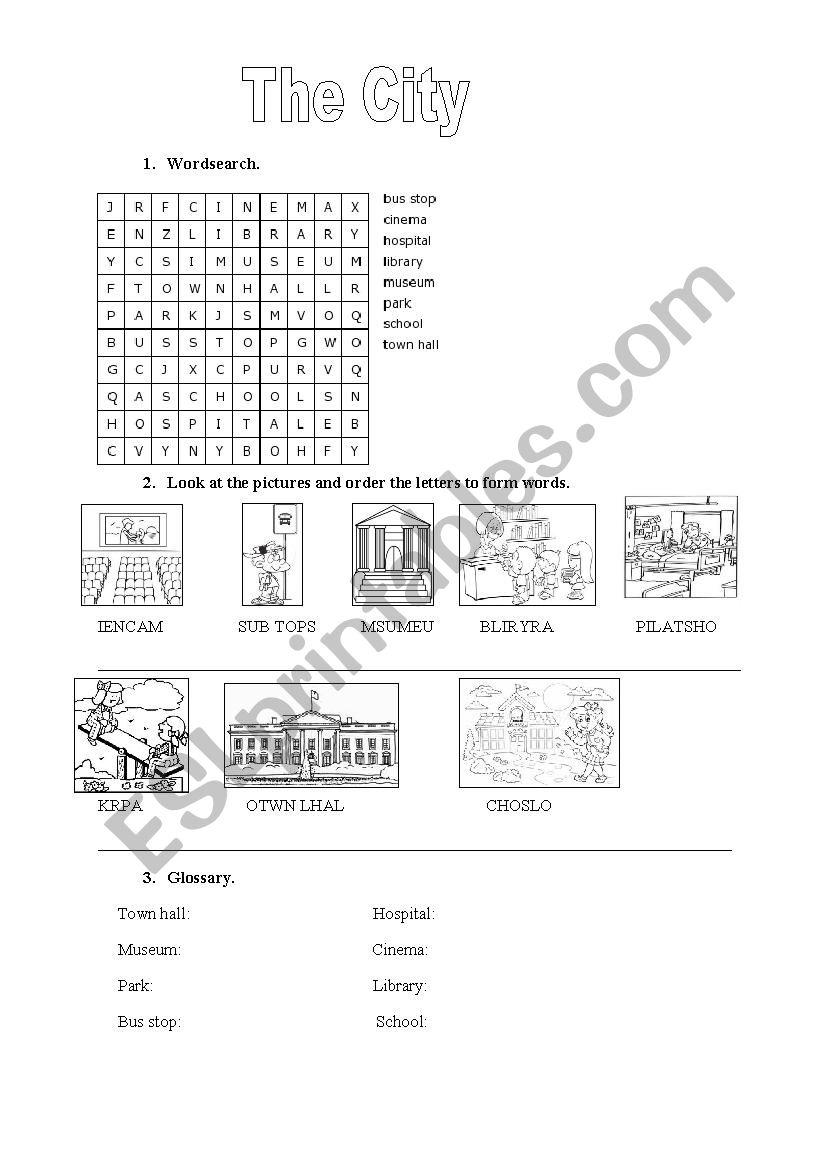 City worksheet