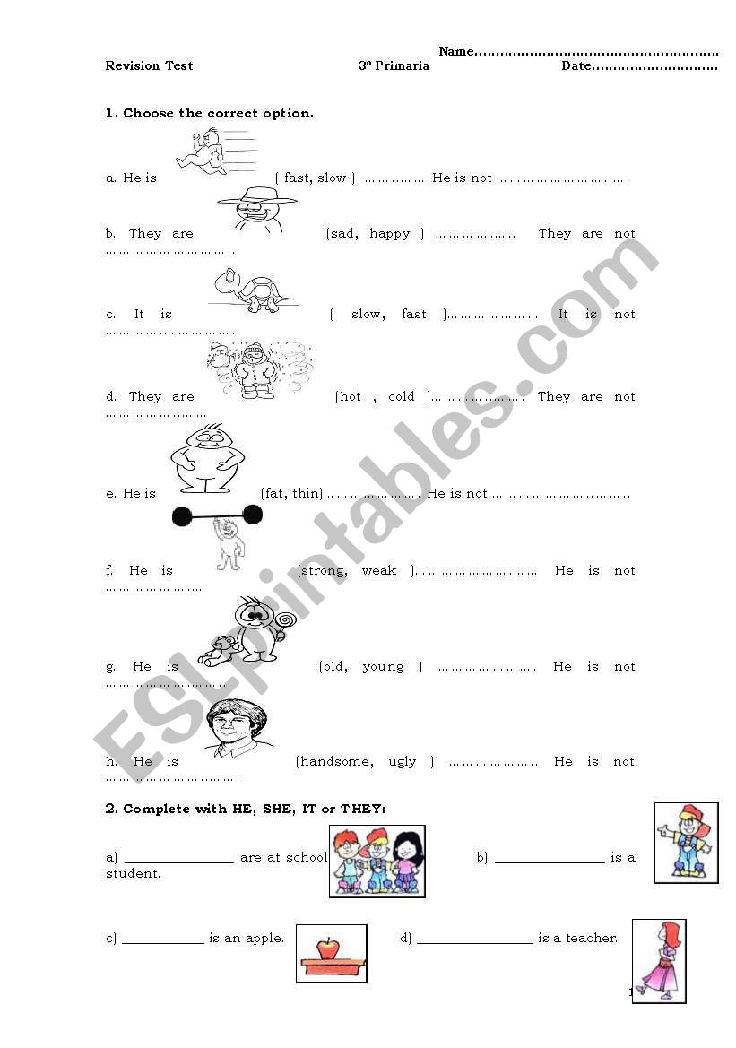 Test worksheet