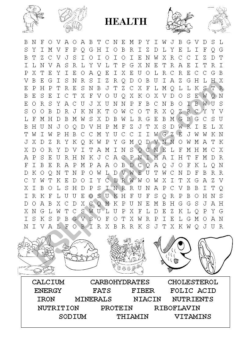 science wordsearch worksheet