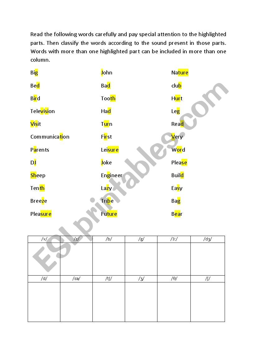 pronunciation practice esl worksheet by saezda