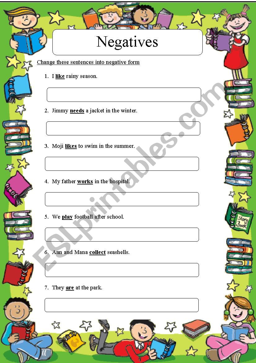 Past Simple Positive And Negative Sentences Part 2 Worksheet 5A6