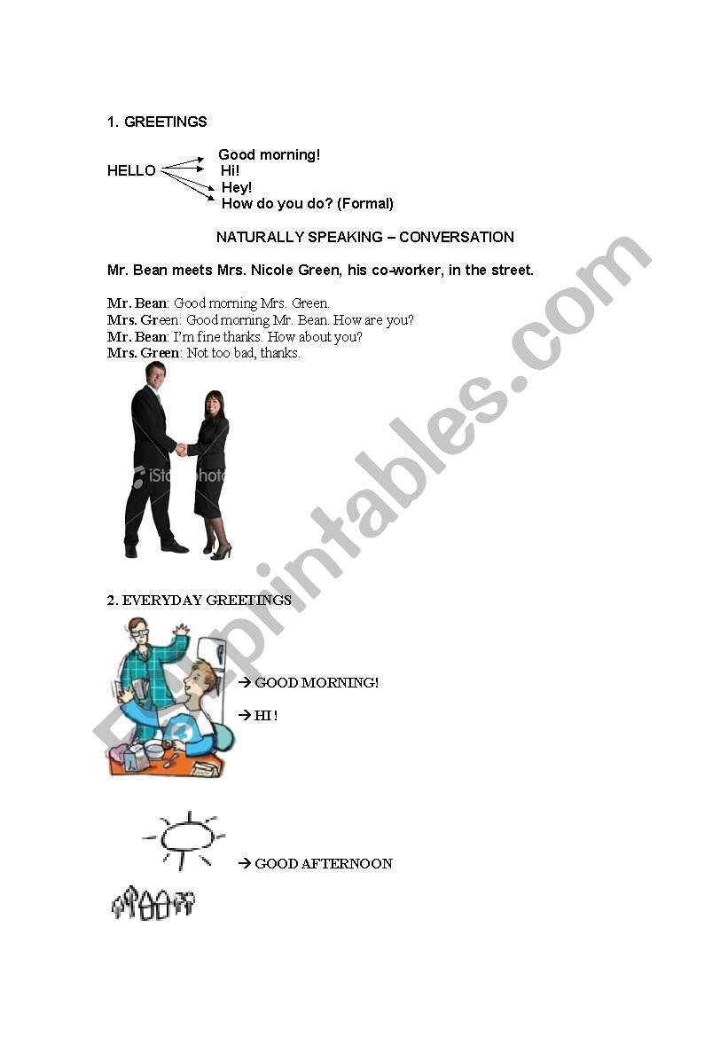 Basic Review worksheet