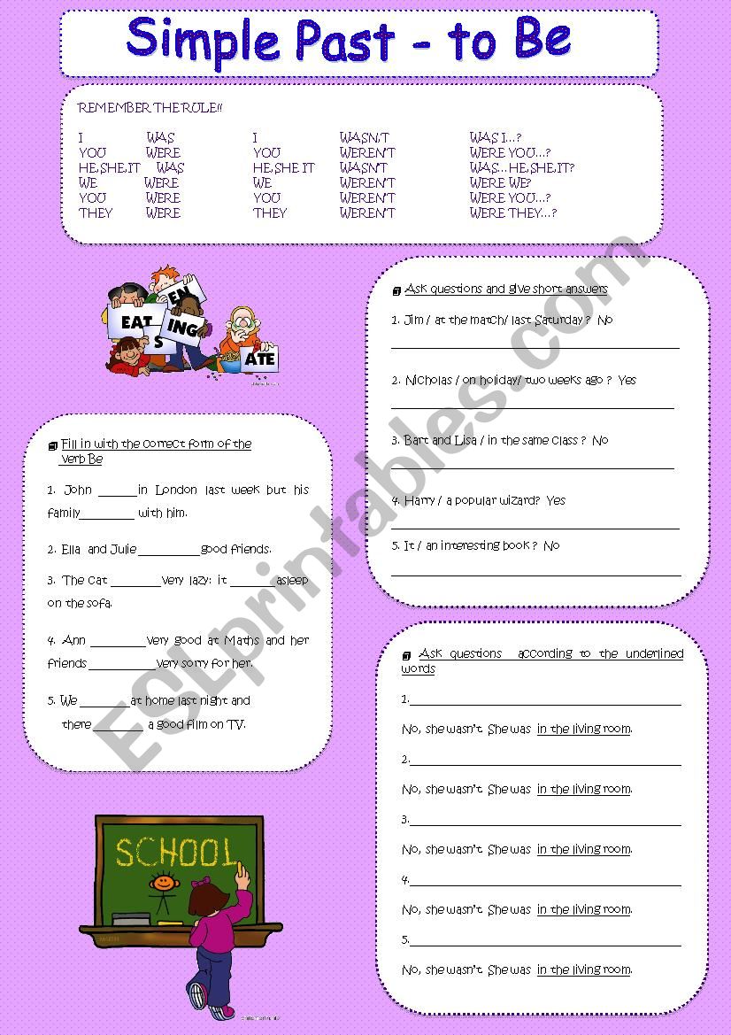 worksheets_elementary_a1_high_school_past_simple_to_be_exercises