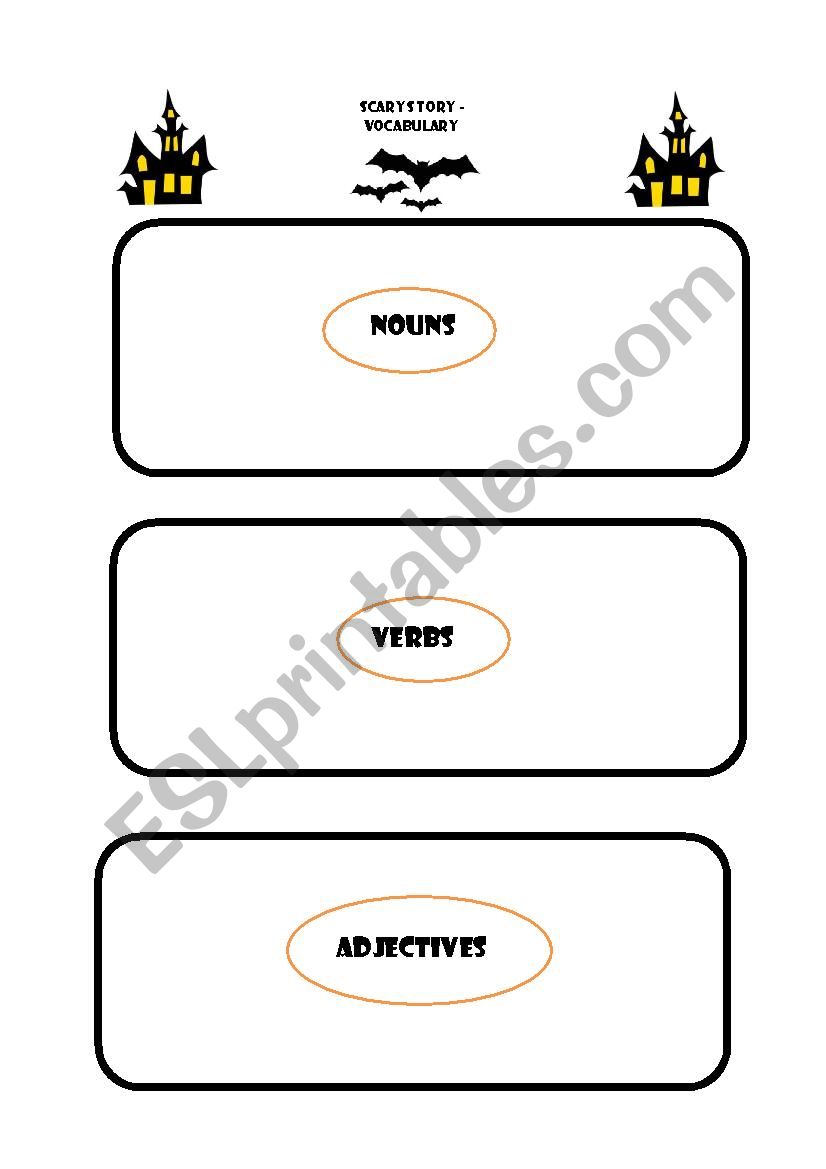 Scary Vocabulary Worksheet worksheet