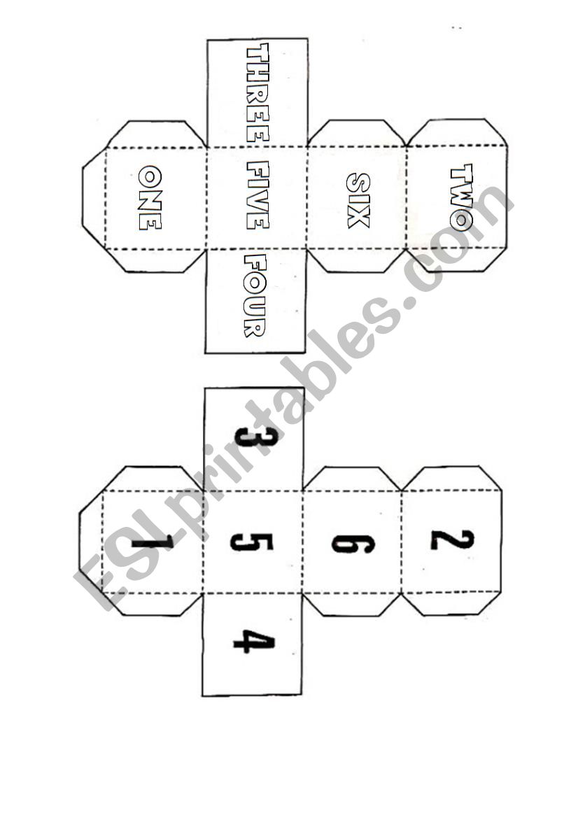 PRACTICE THE NUMBERS worksheet