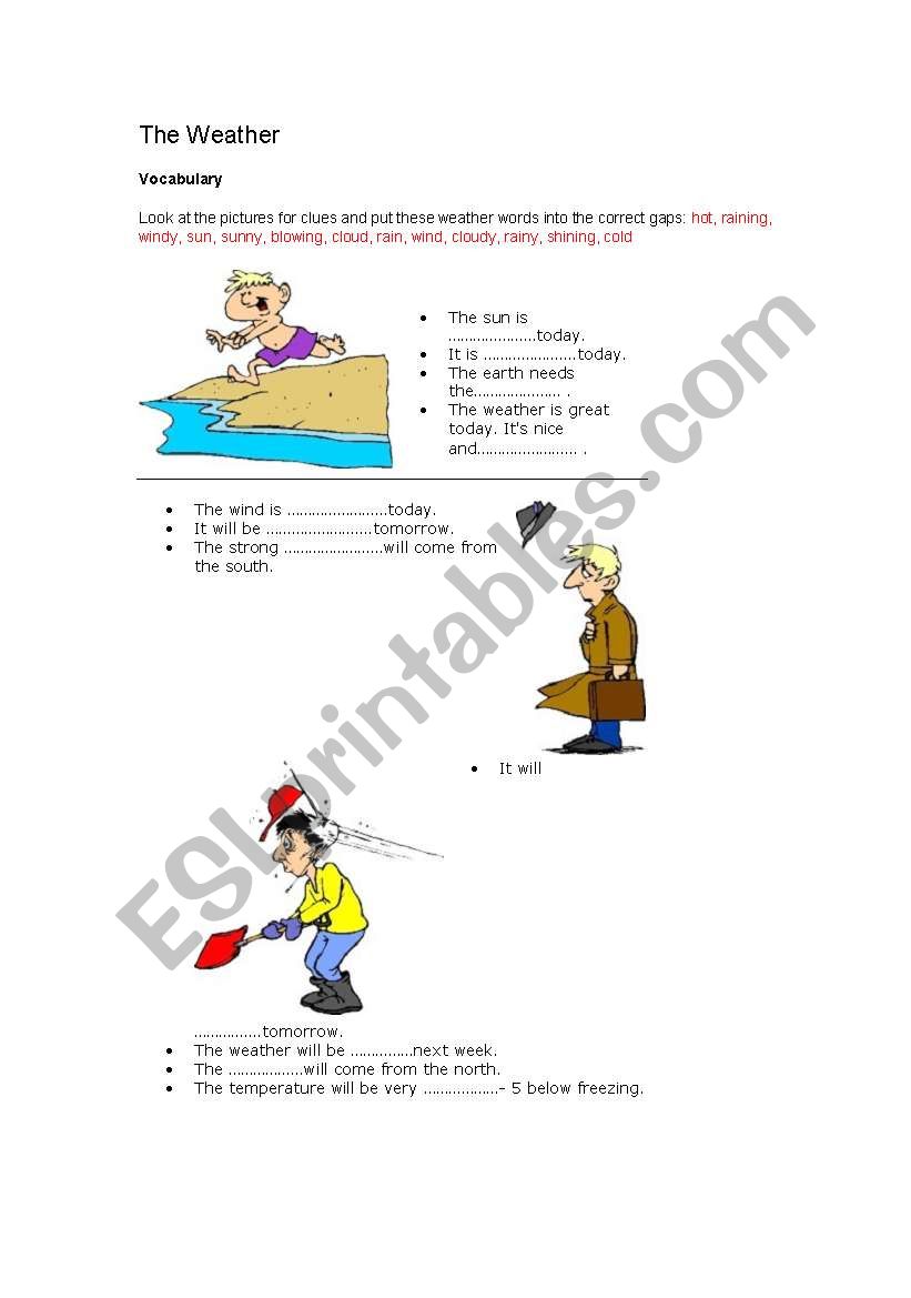 The Weather worksheet