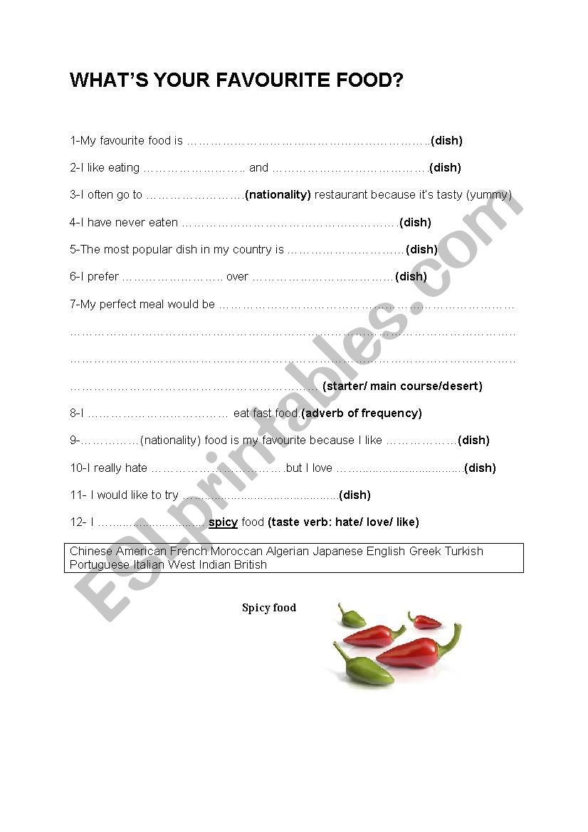 what-s-your-favourite-food-esl-worksheet-by-nortons