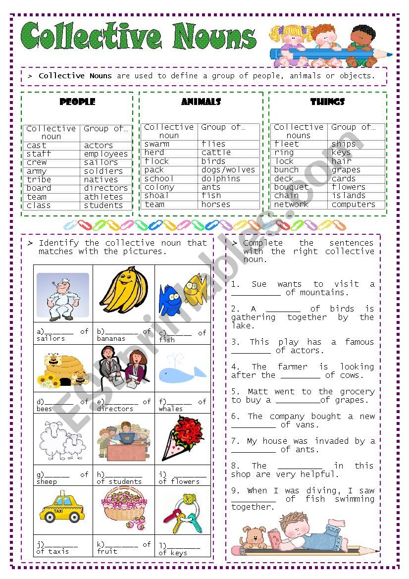 nouns-worksheets-collective-nouns-worksheets
