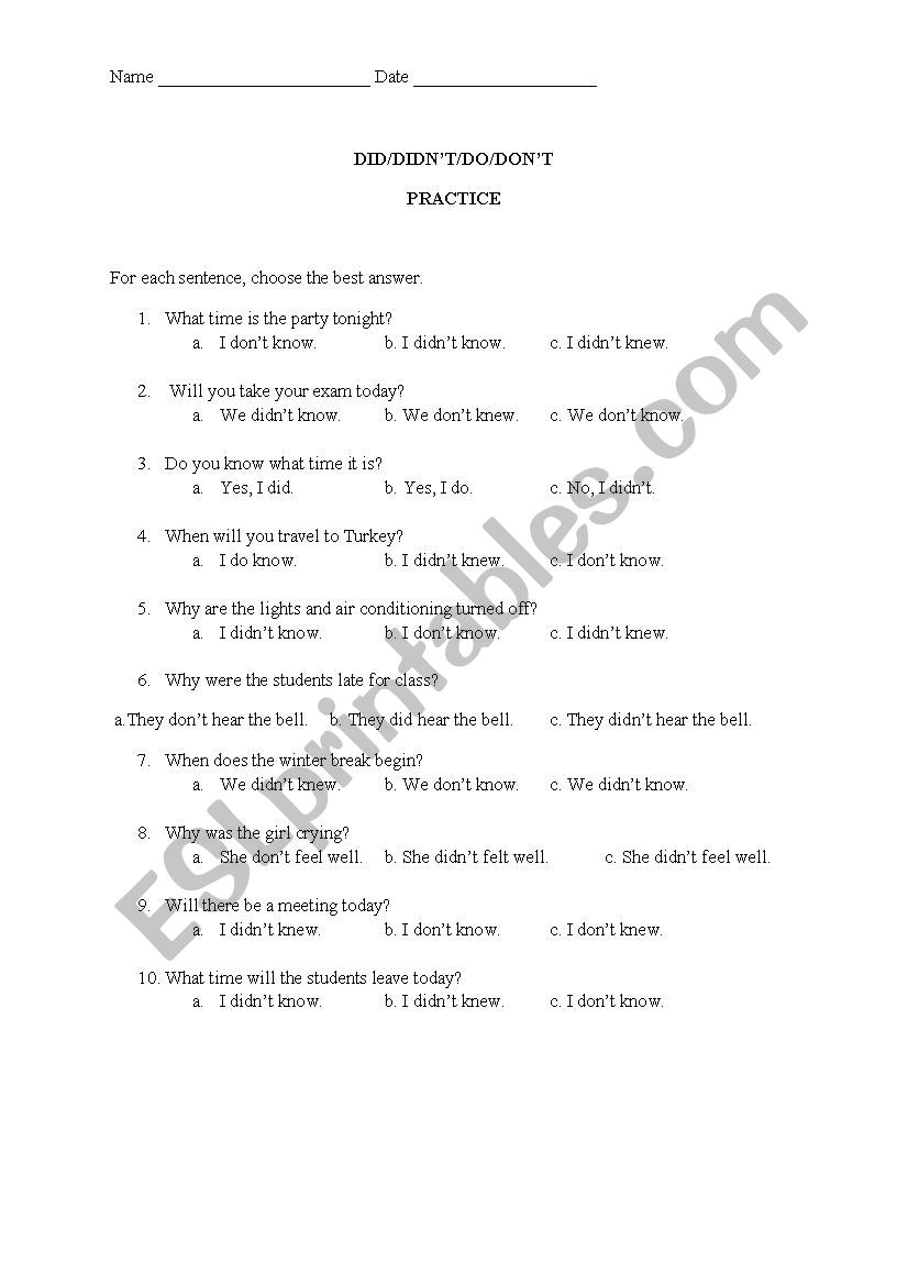 did-didn-t-do-don-t-practice-esl-worksheet-by-doozyanner