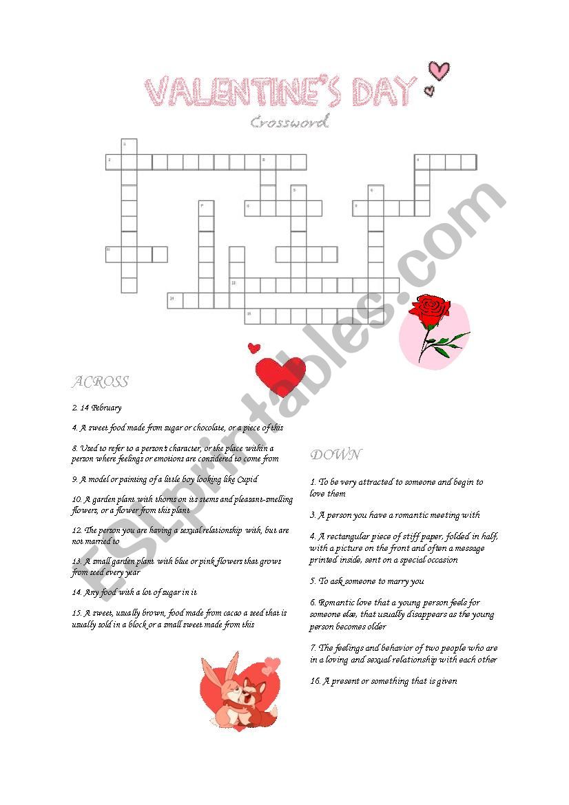 Valentine´s Day - Esl Worksheet By Mil3d