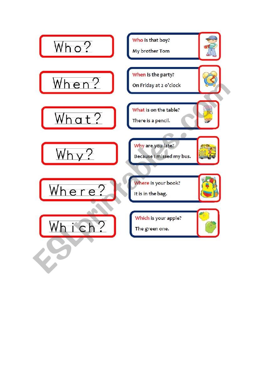 questions esl worksheet by angelawdrps1980