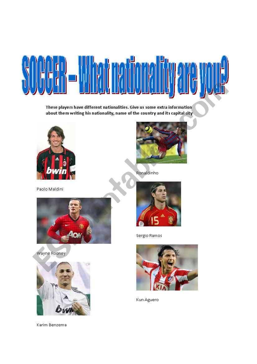 What nationality are you? FOOTBALL