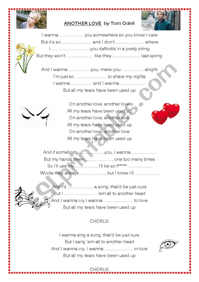 Tom Odell – Another Love Lyrics