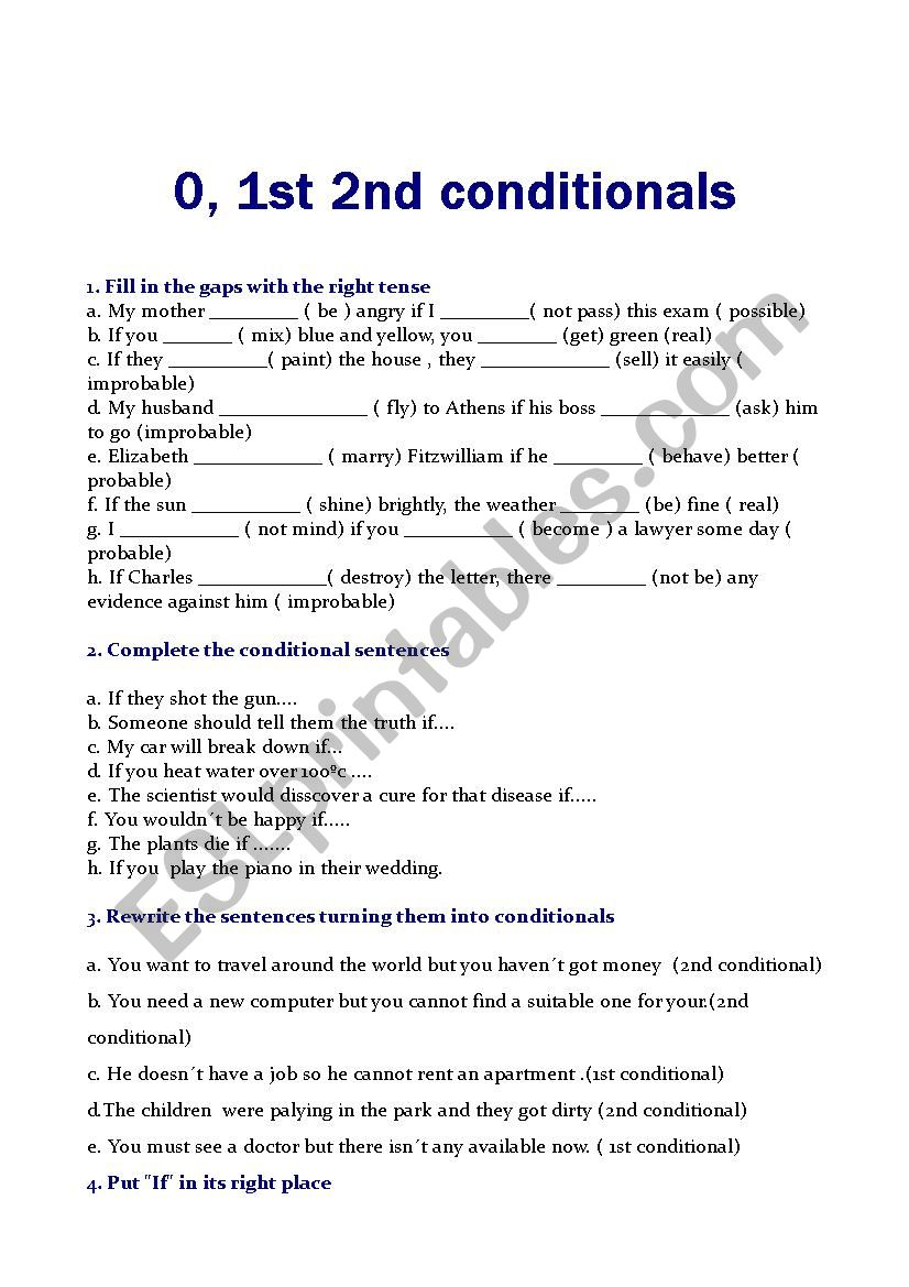 Zero Conditional Worksheet Zero Conditional All Things Grammar Mara 